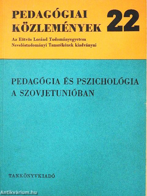 Pedagógia és pszichológia a Szovjetunióban