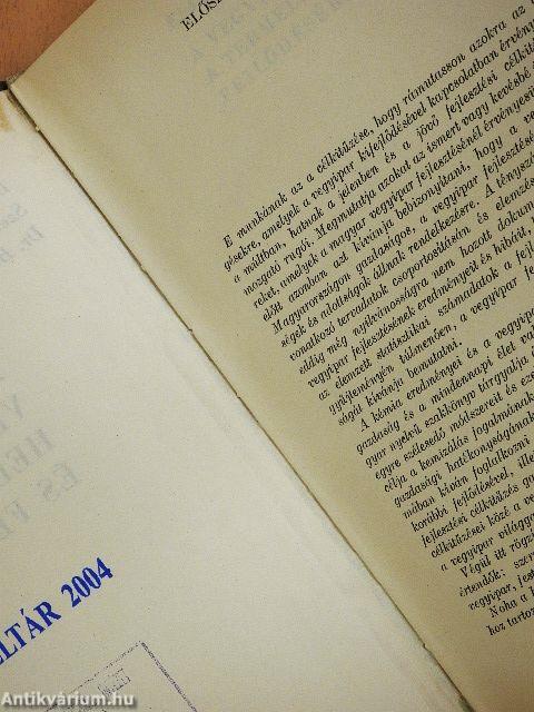 A magyar vegyipar helyzete és fejlesztése