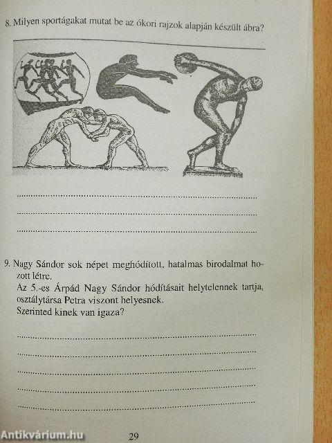 Történelem témazáró feladatlapok 5.