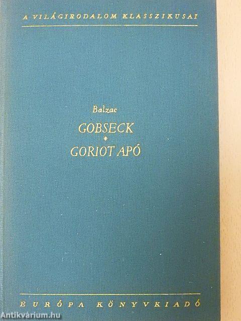 Gobseck/Goriot apó