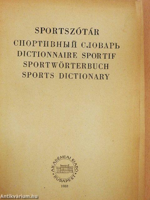 Sportszótár