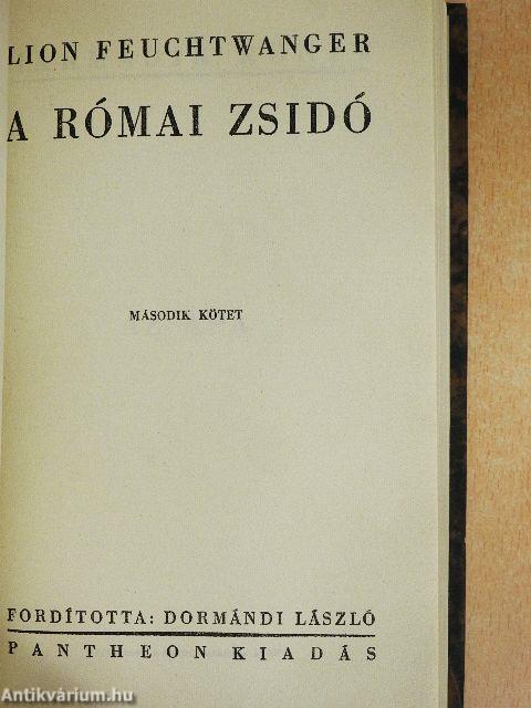 A római zsidó I-II.
