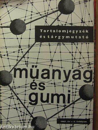 Műanyag és gumi 1967. január-december