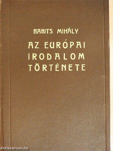 Az európai irodalom története