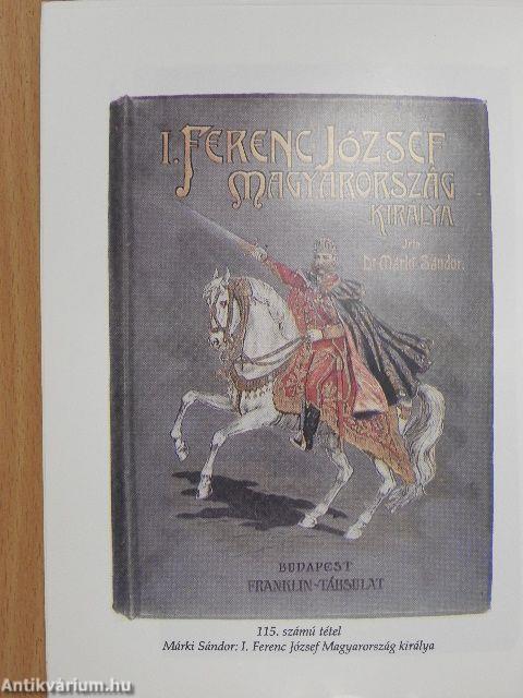 A Honterus Antikvárium XXI. árverése