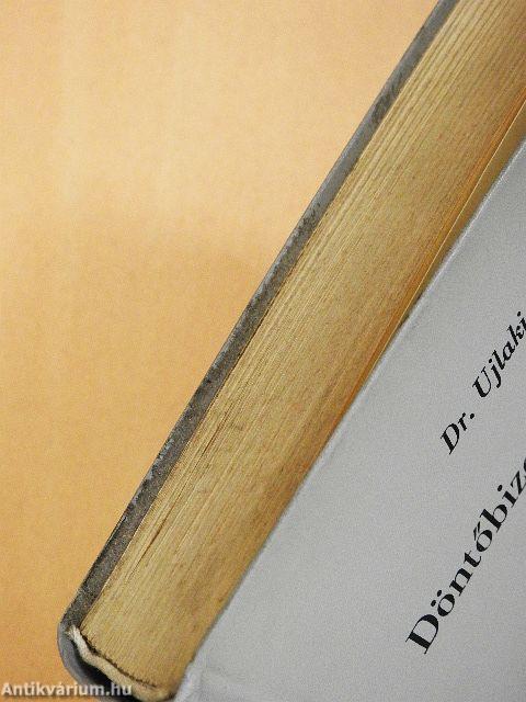 Döntőbizottsági szervezet és eljárás