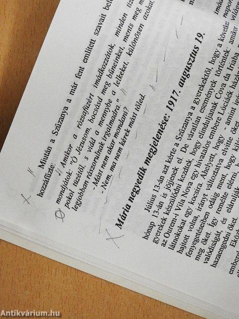 Fatima üzenete és az önfelajánlás