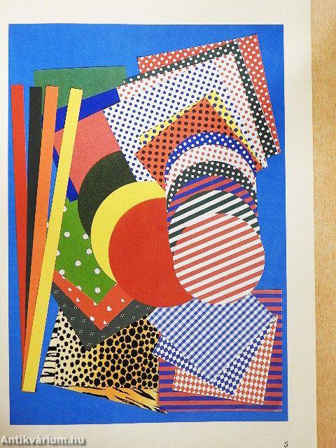 Hajtogatás csíkos és pöttyös papírból