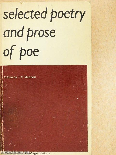 Selected poetry and prose of Edgar Allan Poe