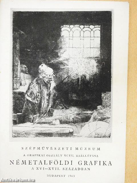 Németalföldi grafika a XVI-XVII. században