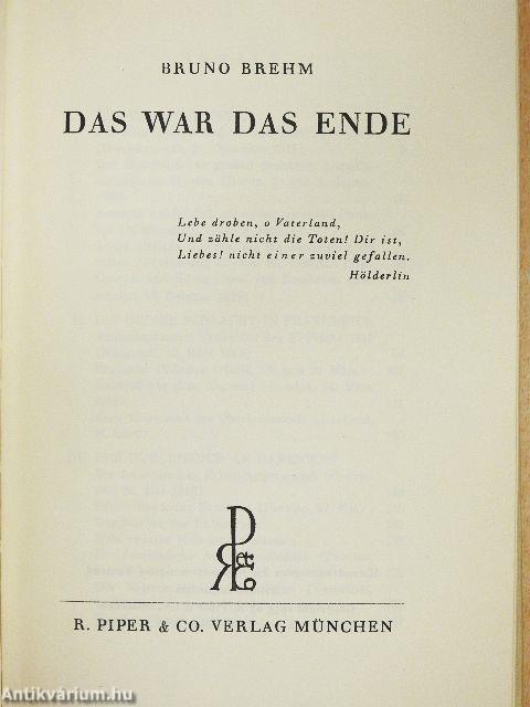 Das war das Ende