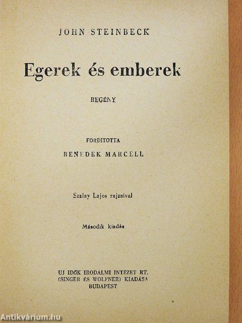 Egerek és emberek