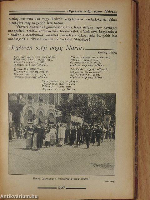 Rózsafűzér királynéja 1935. (nem teljes évfolyam)