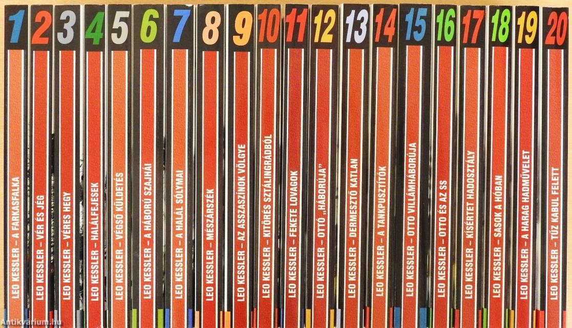 A háború kutyái 1-20. (nem teljes sorozat)