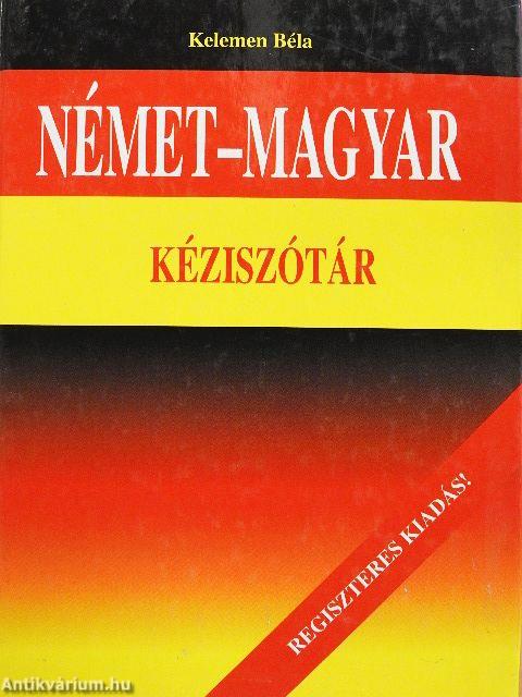 Német-magyar kéziszótár