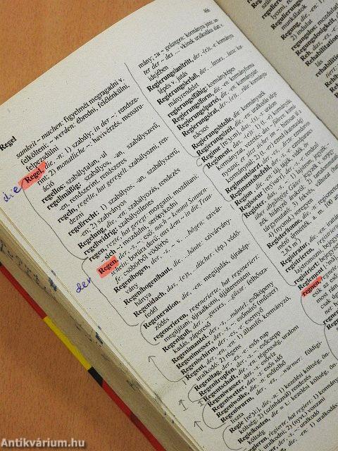 Német-magyar kéziszótár