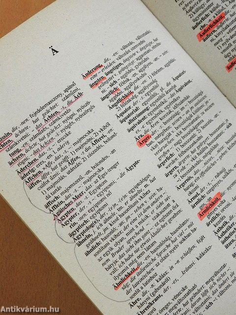 Német-magyar kéziszótár