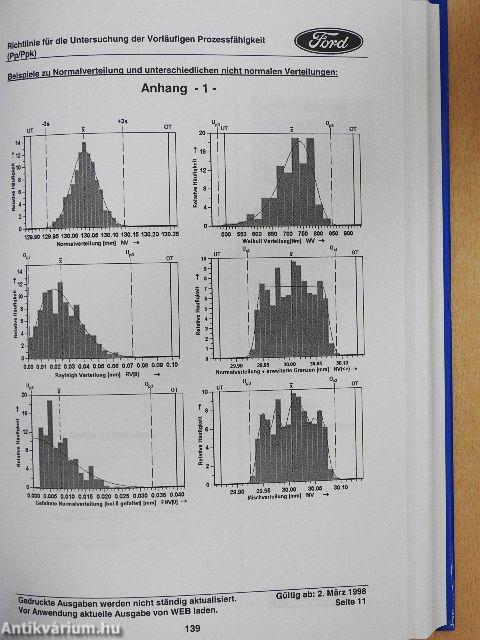 Richtlinien zur Beurteilung von Meßsystemen und Prozessen, Abnahme von Fertigungseinrichtungen/Guidelines for the Evaluation of measurement Systems and Processes, Acceptance of Production Facilities