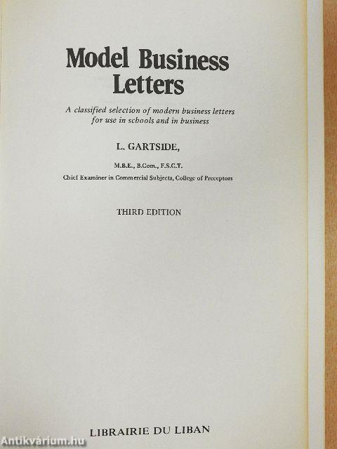 Model Business Letters