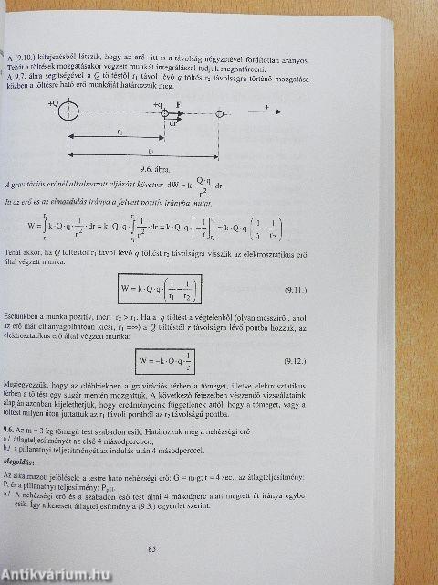 Fizika összefoglaló és példatár