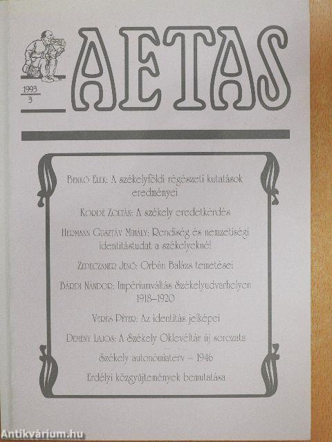 Aetas 1993/3.
