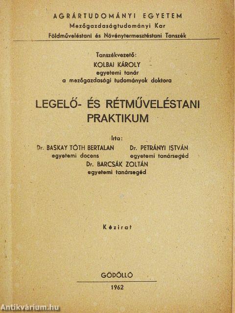 Legelő- és rétműveléstani praktikum
