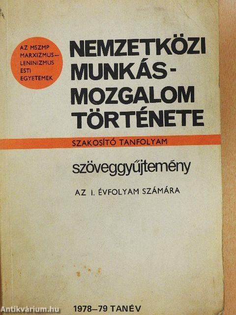 Nemzetközi munkásmozgalom története