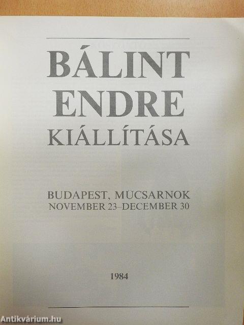 Bálint Endre kiállítása