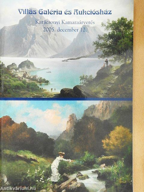 Villás Galéria és Aukciósház Karácsonyi Kamaraárverés