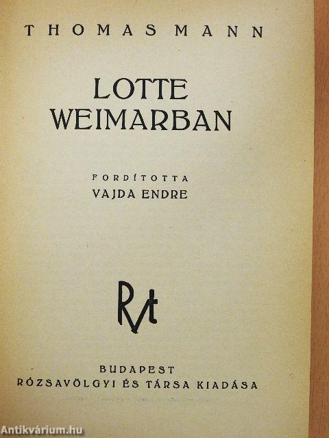 Lotte Weimarban