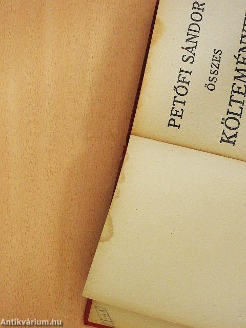 Petőfi Sándor összes költeményei