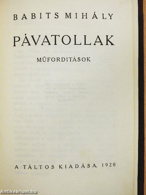 Pávatollak