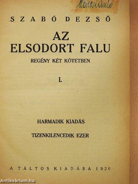 Az elsodort falu I-II.