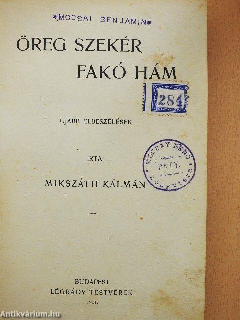 Öreg szekér fakó hám