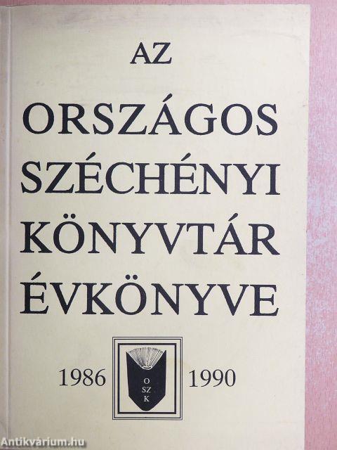 Az Országos Széchényi Könyvtár Évkönyve 1986-1990