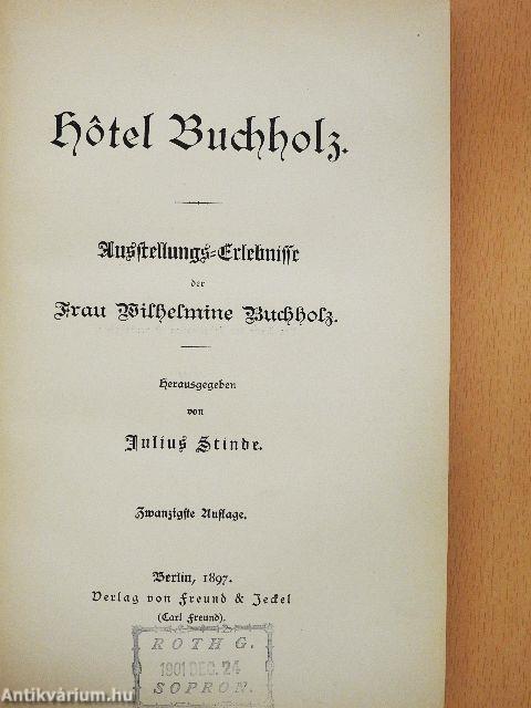 Hotel Buchholz (gótbetűs)