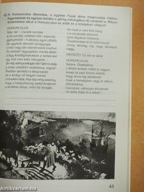 Irodalmi munkafüzet középiskolásoknak II.