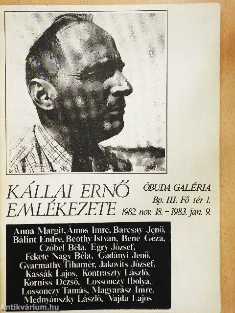 Kállai Ernő emlékezete
