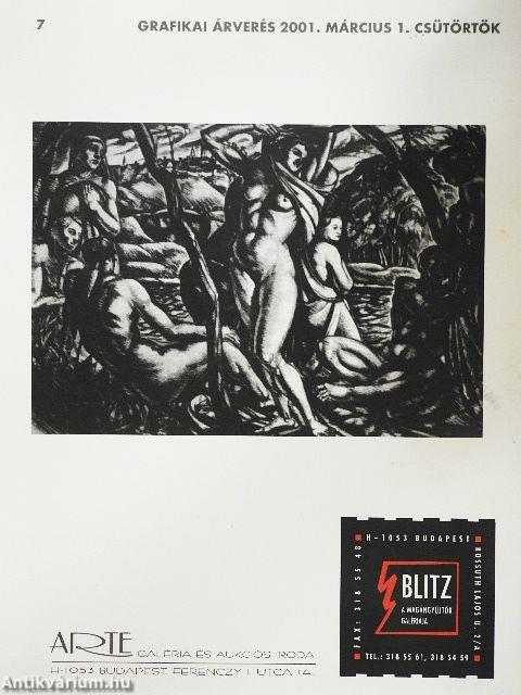 7. Grafikai árverés 2001. március 1. csütörtök