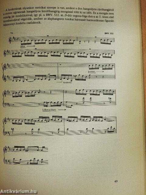 J. S. Bach kánon- és fúgaszerkesztő művészete