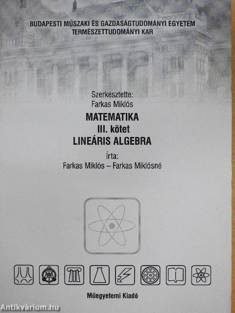 Matematika III.