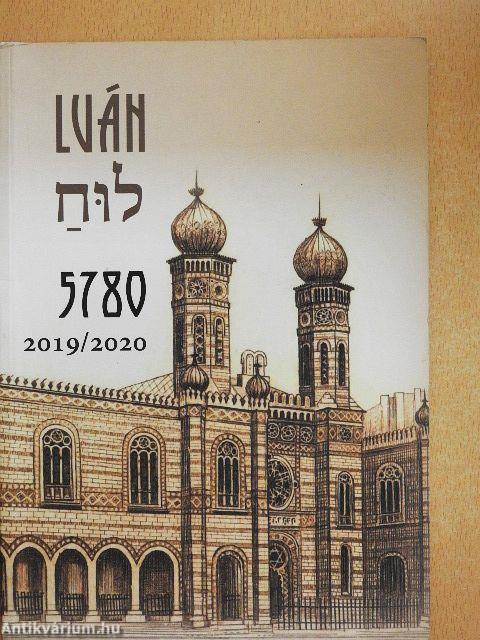 Az 5780. zsinagógai év naptára