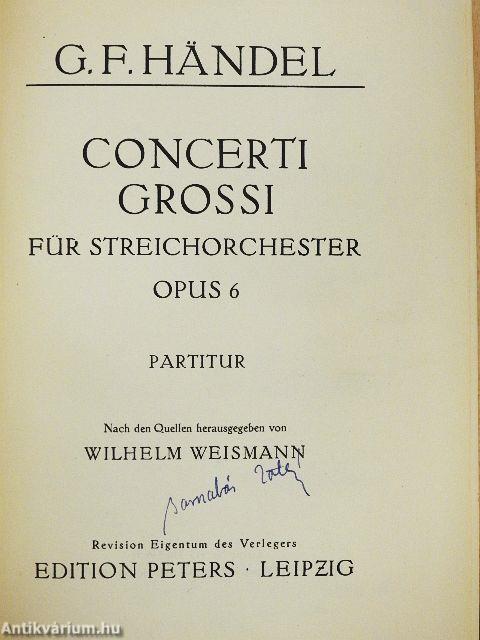 Concerti Grossi für Streichorchester