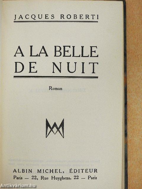 A la belle de nuit