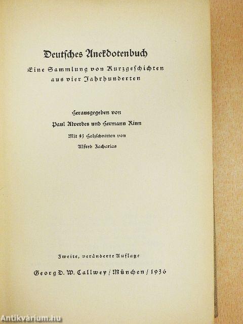 Deutsches Anekdotenbuch (gótbetűs)
