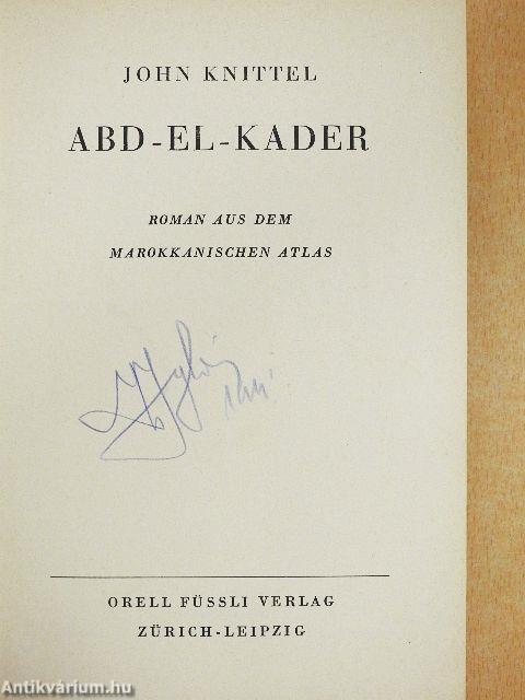Abd-el-kader