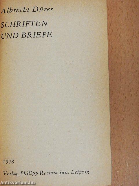 Schriften und Briefe