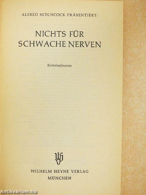 Nichts für schwache Nerven