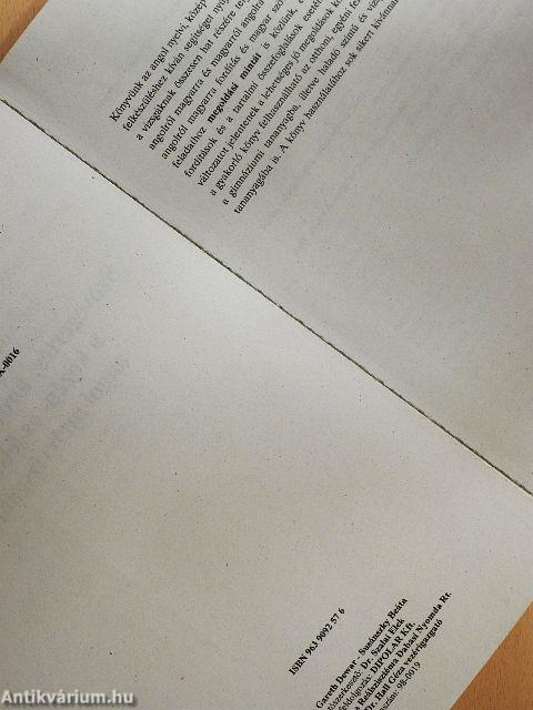 Szövegértés, fordítás, tömörítés, a közép- és felsőfokú angol nyelvvizsgákra