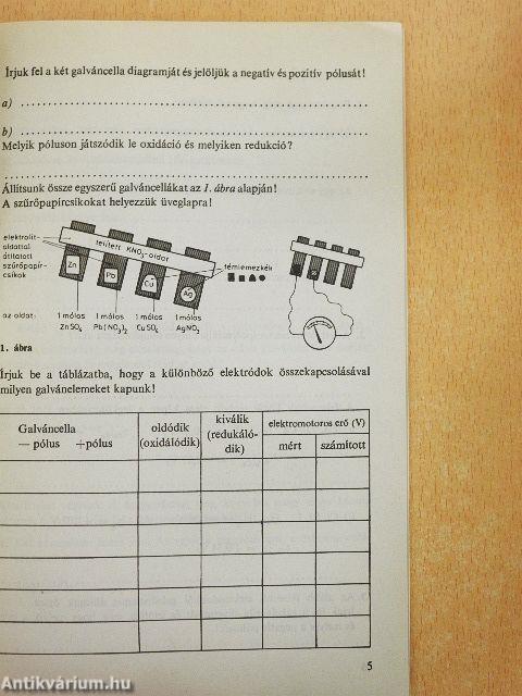 Kémia munkafüzet III.